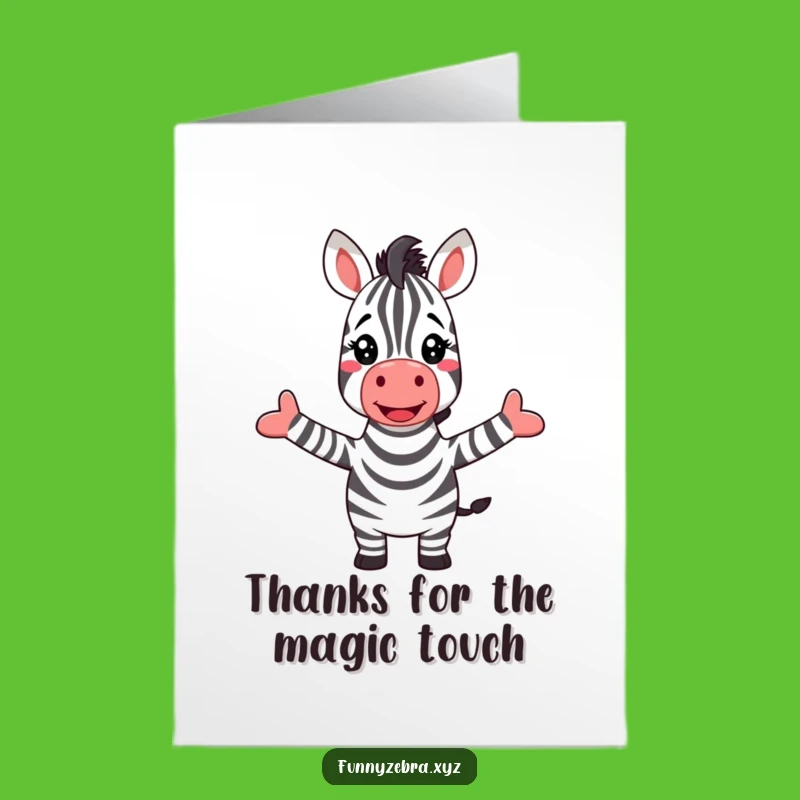 Free Printable Thank You Card: Grateful Zebra & Rainbow - Heartfelt Downloadable!