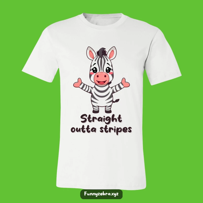 Funny Zebra Rainbow Greeting T-Shirt: Wear Your Joy with This Funny Tee